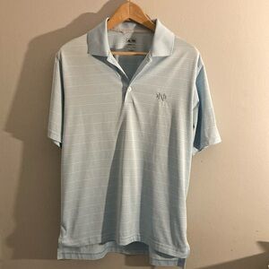 Notre Dame Light Blue Polo Shirt Soft Cotton Blend Casual Wear